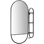 Овальное настенное зеркало с боковым креплением Cole Industrial Mood Mirror варинант исполнения - 1 | Loft Concept в Екатеринбурге