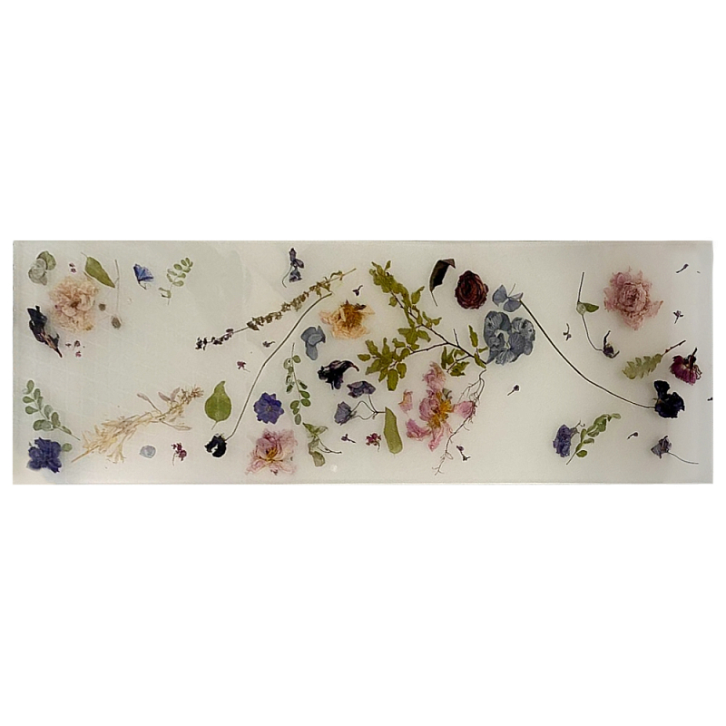 Поднос для ванны из эпоксидной смолы с цветами белая Epoxy Resin Flowers Bath Tray White Белый Мульти Поднос для ванны из эпоксидной смолы с цветами белая Epoxy Resin Flowers Bath Tray White Белый Мульти в Екатеринбурге | Loft Concept