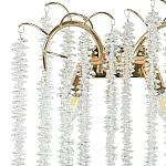 Бра с хрустальными подвесками Bunch of Crystal Berries Gold Wall Lamp варинант исполнения - 2 | Loft Concept в Екатеринбурге