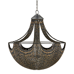 Люстра в форме колокола с декором из тонких железных нитей Jagged Pattern варинант исполнения - 4 | Loft Concept в Екатеринбурге