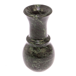 Ваза декоративная для цветов из камня змеевик Vase Serpentine варинант исполнения - 2 | Loft Concept в Екатеринбурге