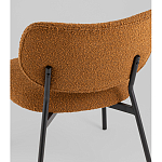 Кресло лаунж Jamie букле горчичный варинант исполнения - 3 | Loft Concept в Екатеринбурге