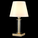 Настольная лампа с белым тканевым абажуром в форме конуса Laurent варинант исполнения - 7 | Loft Concept в Екатеринбурге