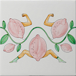 Плитка дизайнерская Сила в лимонах варинант исполнения - 2 | Loft Concept в Екатеринбурге