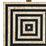 Настольная лампа с квадратным основанием и прямоугольным абажуром Neat Lines варинант исполнения - 1 | Loft Concept в Екатеринбурге