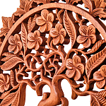 Панно из дерева круглое Sakura Panel With Trees варинант исполнения - 2 | Loft Concept в Екатеринбурге