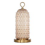 Настольная лампа с факутрным стеклянным плафоном Sonora варинант исполнения - 2 | Loft Concept в Екатеринбурге