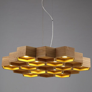 Люстра Honeycomb 12 Loft Wooden Ecolight