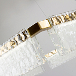 Светодиодная люстра с рельефным стеклом ICE GLASS 70 варинант исполнения - 4 | Loft Concept в Екатеринбурге