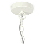 Люстра декорированная белыми деревянными бусинами White Wooden Beads Chandelier варинант исполнения - 3 | Loft Concept в Екатеринбурге