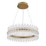 Люстра круглая с декоративными элементами в виде лепестков Round Light Flashing варинант исполнения - 4 | Loft Concept в Екатеринбурге