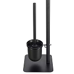 Держатель для туалетной бумаги с подвесным ершиком Black Bathroom Accessory варинант исполнения - 4 | Loft Concept в Екатеринбурге