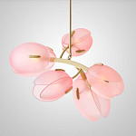 Дизайнерский Светильник Lilly Pink Tulip Lamp розовый плафон  варинант исполнения - 5 | Loft Concept в Екатеринбурге