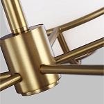 Люстра с 5-ю белыми шарообразными плафонами в сферические каркасах Feiss варинант исполнения - 3 | Loft Concept в Екатеринбурге