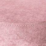 Банкетка круглая пыльно-розовый велюр на 4-х металлических ножках золотого цвета SANJAY варинант исполнения - 4 | Loft Concept в Екатеринбурге