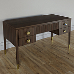 Письменный стол с 4-мя ящиками Elsa Dreams Walnut варинант исполнения - 1 | Loft Concept в Екатеринбурге