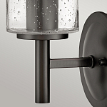 Бра с плафоном в форме цилиндра из прозрачного стекла с пузырьками Hinkley варинант исполнения - 9 | Loft Concept в Екатеринбурге