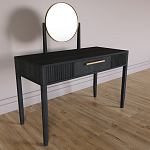 Туалетный Стол с зеркалом Primo Черный дуб варинант исполнения - 4 | Loft Concept в Екатеринбурге