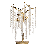 Лампа настольная со стеклянными подвесами цвет золото FAIRYTREE Light варинант исполнения - 1 | Loft Concept в Екатеринбурге