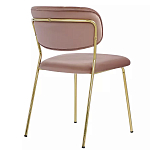 Стул Singer Chair без подлокотников Розовый Велюр варинант исполнения - 3 | Loft Concept в Екатеринбурге