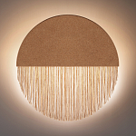 Бра круглое натуральная пробка с бахромой Natural Cork варинант исполнения - 4 | Loft Concept в Екатеринбурге