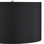 Настольная лампа с белым фактурным корпусом и черным абажуром Twisted варинант исполнения - 2 | Loft Concept в Екатеринбурге