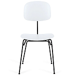 Стул на металлических ножках Travis Chair White варинант исполнения - 2 | Loft Concept в Екатеринбурге