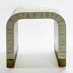 Приставной столик BONE INLAY SIDE TABLE-Cream варинант исполнения - 1 | Loft Concept в Екатеринбурге