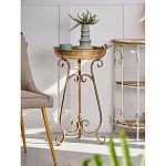 Столик приставной на фигурном подножии Magnificent Century варинант исполнения - 4 | Loft Concept в Екатеринбурге