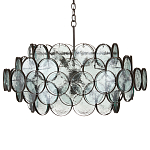 Люстра с каскадом из круглых стеклянных дисков Small Round Sequins варинант исполнения - 3 | Loft Concept в Екатеринбурге