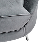 Диван с мягкой обивкой из ткани серый Ethan Sofa варинант исполнения - 3 | Loft Concept в Екатеринбурге