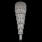 Люстра многоярусная каскадная с хрустальными подвесками Roul Crystal Light варинант исполнения - 2 | Loft Concept в Екатеринбурге