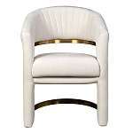 Полукресло Valbonne Chair cream velour варинант исполнения - 1 | Loft Concept в Екатеринбурге