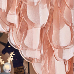 Люстра из стекляных розовых лепестков Petalled Illuminator варинант исполнения - 2 | Loft Concept в Екатеринбурге