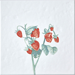 Плитка с узором Земляника варинант исполнения - 2 | Loft Concept в Екатеринбурге