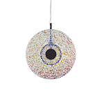 Подвесной светильник из фактурного двойного стекла Heterochromia варинант исполнения - 2 | Loft Concept в Екатеринбурге