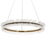Кольцевая люстра с хрустальным декором Rowan Crystal Ring Horizontal Chandelier варинант исполнения - 1 | Loft Concept в Екатеринбурге