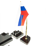 Настольный письменный набор из чёрного обсидиана с декором в виде льва Golden Lion варинант исполнения - 4 | Loft Concept в Екатеринбурге