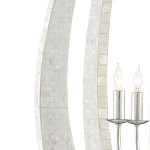 Люстра каплевидной формы покрытая перламутровой мозаикой Soft Pearl Shape варинант исполнения - 1 | Loft Concept в Екатеринбурге