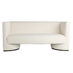 Дизайнерский Двухместный диван Florida Sofa  с элегантным деревянным декором  варинант исполнения - 2 | Loft Concept в Екатеринбурге