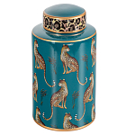 Ваза фарфоровая с крышкой Leopard Ccollection варинант исполнения - 1 | Loft Concept в Екатеринбурге