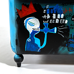 Кресло "Баския и Уорхол" Basquiat Warhol graffiti chair натуральная кожа варинант исполнения - 9 | Loft Concept в Екатеринбурге