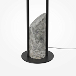 Напольный торшер светодионый черный Lumen Duo варинант исполнения - 4 | Loft Concept в Екатеринбурге