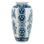 Ваза с синим цветочным орнаментом Blue & White Ornament  варинант исполнения - 2 | Loft Concept в Екатеринбурге