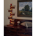 Торшер с каркасом из множества полок Links варинант исполнения - 5 | Loft Concept в Екатеринбурге