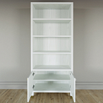 Книжный Стеллаж Elsa Dreams White с задней стенкой варинант исполнения - 4 | Loft Concept в Екатеринбурге