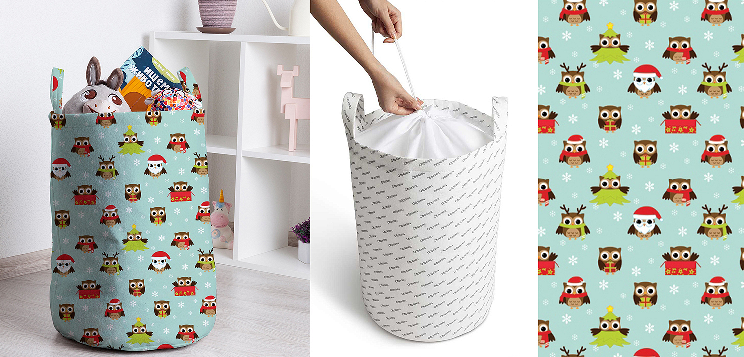 Корзина New Year Owls Basket Корзина New Year Owls Basket - Loft-Concept в Екатеринбурге