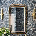 Зеркало в золотой раме Arched Mirror варинант исполнения - 2 | Loft Concept в Екатеринбурге