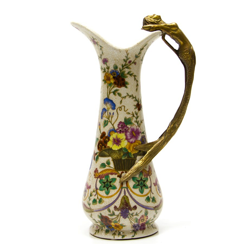 Кувшин Basket of Flowers and Dragonfly Мульти Бронза в Екатеринбурге | Loft Concept 