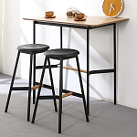 Черный барный стул Knopper варинант исполнения - 7 | Loft Concept в Екатеринбурге